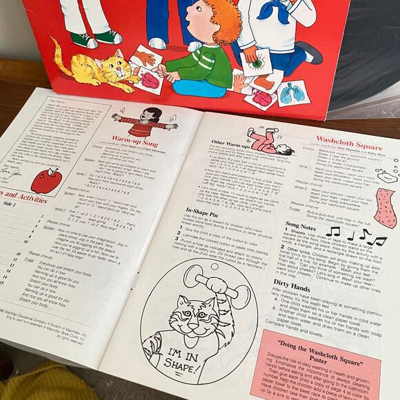 Vintage 1988 A Healthy Body Sing & Learn Vinyl Record - Picture 3 of 7